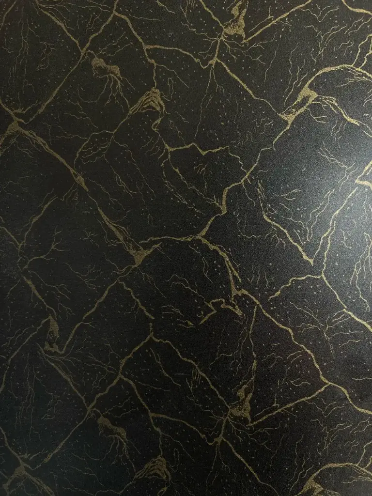 [PP108] MELAMINE PLYWOOD, BLACK & GOLD /YZ7599