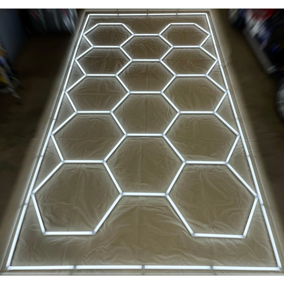 HEXAGON LED LIGHTS FOR CEILING 16 X 8 Feet