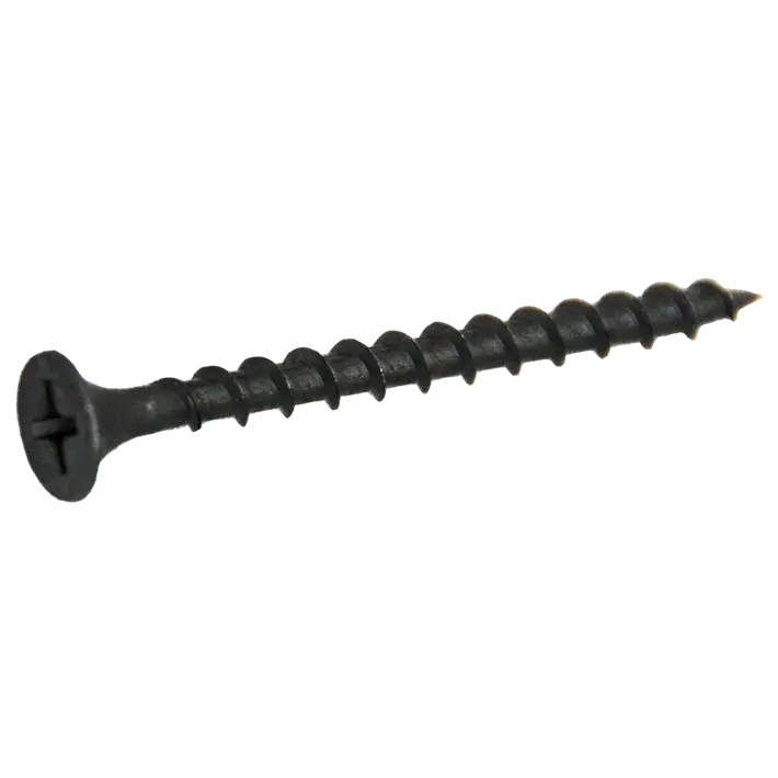 [HW011] BLACK WOOD SCREW 4.2 X 50 MM (1.97 INCH)