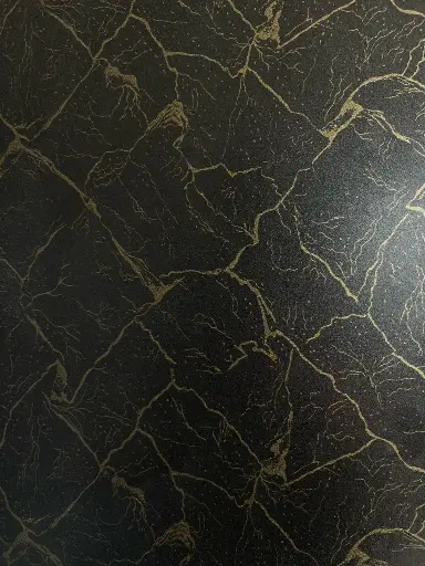 [PP108] MELAMINE PLYWOOD, BLACK & GOLD /YZ7599